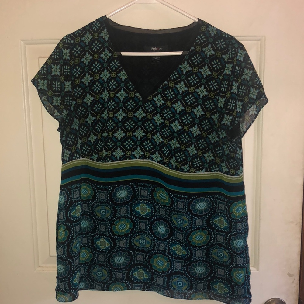 Style & Co blouse sz 14